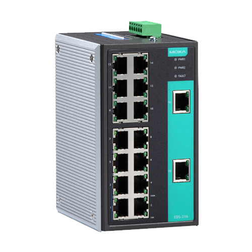 Moxa EDS-316 - Switch Ethernet non manageable