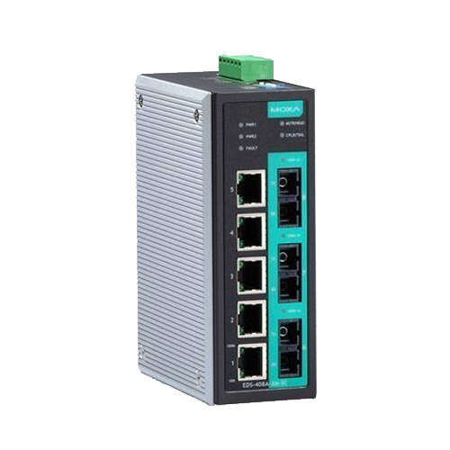 Moxa EDS-408A-3S-SC - Switch Ethernet manageable