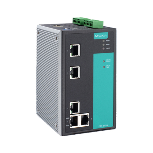 Moxa EDS-505A - Switch Ethernet manageable