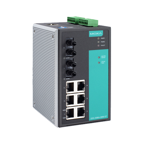Moxa EDS-508A-MM-ST - Switch Ethernet manageable