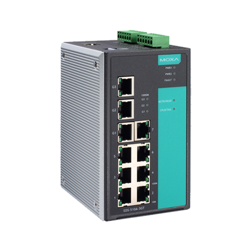 Moxa EDS-510A-3GT - Switch Ethernet manageable