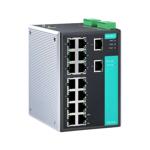 Moxa EDS-516A - Switch Ethernet manageable