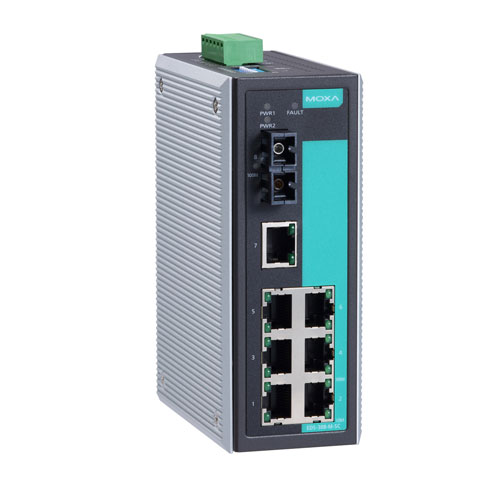 Moxa EDS-308-S-SC - Switch Ethernet non manageable